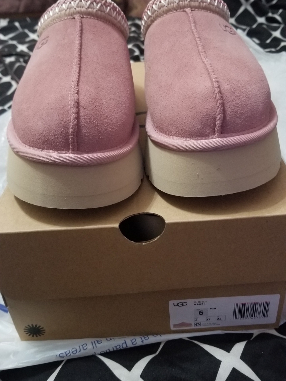 UGG Women's Dusty Pink Suede Slip-On Clog